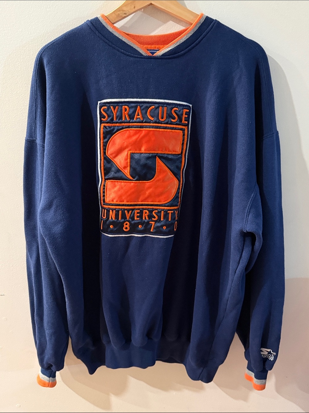 Vintage 90s Starter Syracuse Orange sweatshirt